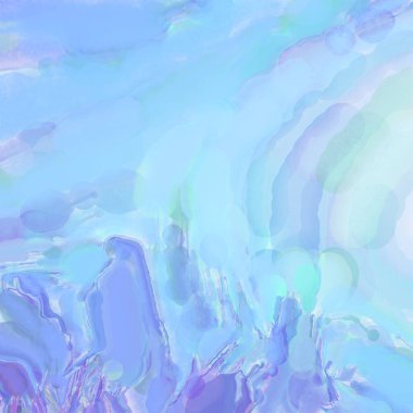 Çağdaş sanat. El işçiliğinin renkli dokusu. Modern resim. Yüzeyde suluboya vuruşlar. Sanatsal arkaplan resmi. Tablo üzerinde soyut resim. Fırça darbeleri. 