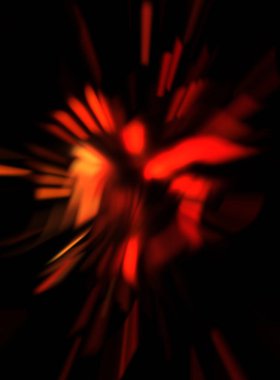 Işık parçacık izleri. Parlayan parçacıkları ve çizgileri olan ışık patlaması yıldızı. Güzel hareketli soyut ışın arkaplanı.