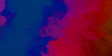 Yaratıcı bir geçmiş. Canlı fırça darbeleriyle boyanmış. Renkli desenli resim. Fırçalanmış duvar kağıdını boya.