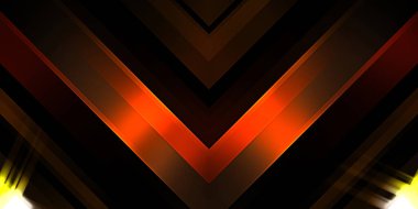 Soyut parlayan geometrik ışıklar arka planda. Fraktal simetrik grafik çizimi. Parıldayan ve parıldayan çubukları kesiştir.