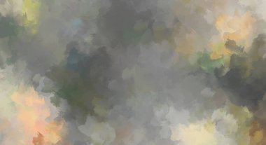 Modern sanat. Taranmış Boyalı Soyut Arkaplan. Fırça darbesi ile boyanmış. Boya darbeleri. 2B Görüntü.