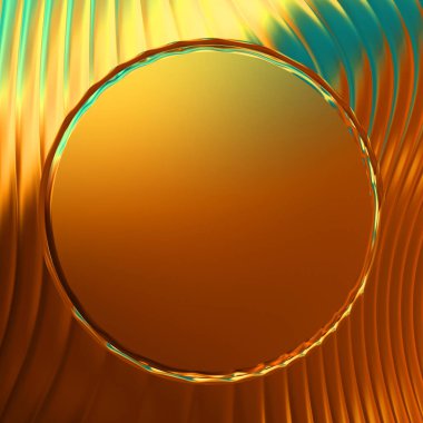 Soyut çerçeveli arkaplan. Renkli, canlı, dalgalı bir duvar kağıdı. Merkezi çerçeveli yaratıcı grafik 2d çizim. Dinamik şekilli modaya uygun sıvı örtüsü.