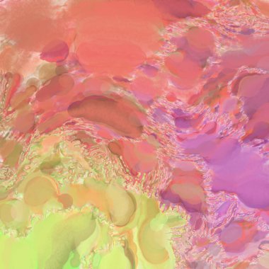 Çağdaş sanat. El işçiliğinin renkli dokusu. Modern resim. Yüzeyde suluboya vuruşlar. Sanatsal arkaplan resmi. Tablo üzerinde soyut resim. Fırça darbeleri. 