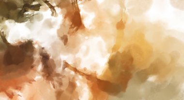 El yapımı sürreal soyut desenli suluboya. Modern sanatsal resim. 2D çizim. Arkaplan boyası karışımı. Yaratıcı duvar sanatı. Çağdaş sanat