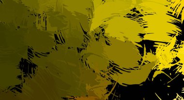 Canlı fırça darbeleriyle boyanmış. Renkli desenli resim. Fırçalanmış duvar kağıdını boya.