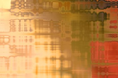 Soyut arkaplan. Yaşlanmış grunge dokusunda geometrik elementler. Farklı renk desenli grafiksel illüstrasyon.