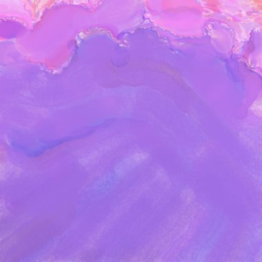 El yapımı sürreal soyut desenli suluboya. Modern sanatsal resim. 2D çizim. Arkaplan boyası karışımı. Yaratıcı duvar sanatı. Çağdaş sanat.