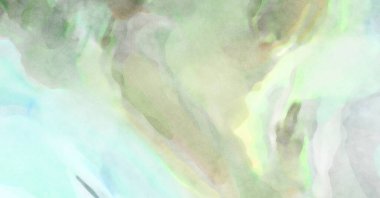 2D çizim. Sanatsal arkaplan resmi. Tablo üzerinde soyut resim. Çağdaş sanat. El yapımı resim. Renkli doku. Modern sanat eserleri. Yüzeyde suluboya fırça darbeleriyle boyama.