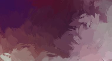 Vahşi fırça darbeleri. Taranmış Boyalı Soyut Arkaplan. Fırça darbesi ile boyanmış. Boya darbeleri. 2B Görüntü.