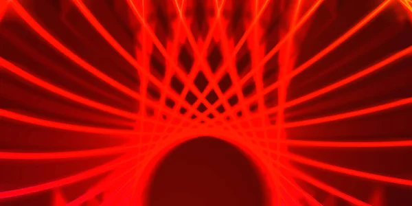 Neon Fargerik Abstrakt Design Lysbølger Digital Bakgrunn Med Neonlysende Effekt – stockfoto