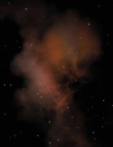 성운이 은하계의 있습니다 우주깊은 무서운 — 스톡 사진