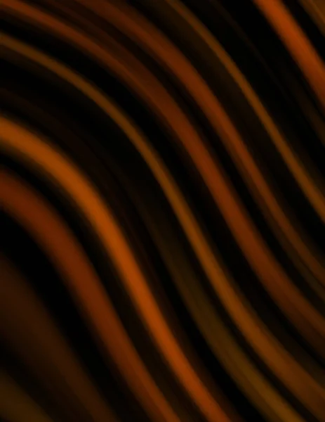 Linhas Suaves Coloridas Fundo Preto Ondas Cores Vibrantes Líquidas Fluidas — Fotografia de Stock