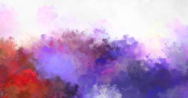 Boya darbeleri. 2D İllüstrasyon. Taranmış Boyalı Soyut Arkaplan. Fırça darbesi ile boyanmış. Modern sanat.