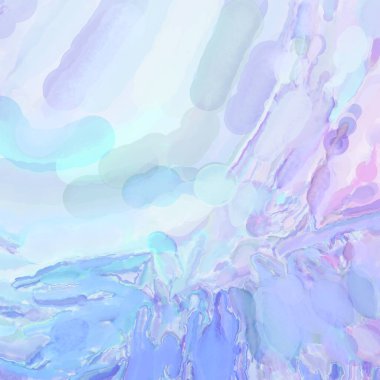 Çağdaş sanat. El işçiliğinin renkli dokusu. Modern resim. Yüzeyde suluboya vuruşlar. Sanatsal arkaplan resmi. Tablo üzerinde soyut resim. Fırça darbeleri. 