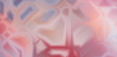 Renkli ve canlı geometrik şekiller katmanları var. Bir teknoloji planının dijital illüstrasyonu. Gelecekçi tasarım şablonu.