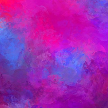 Yaratıcı soyut resim. Artistik fırça darbeleriyle donatılmış. Renkli ve canlı bir illüstrasyon. boyalı sanat.