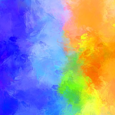 Boya darbeleri. 2D İllüstrasyon. Taranmış Boyalı Soyut Arkaplan. Fırça darbesi ile boyanmış. Modern sanat.