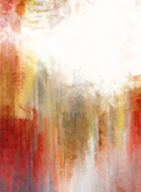 Modern sanat. Renkli çağdaş sanat eserleri. Renkli boya darbeleri. Soyut arkaplanda fırça darbeleri. Fırça boyası. Eşsiz duvar sanatı.