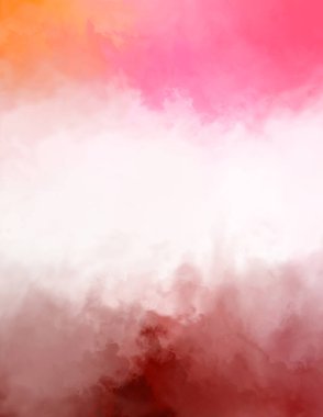 Renkli fırça darbelerinin 2D çizimi. Dekoratif desenli resim. canlı boya desenli arkaplan.