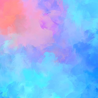 Boya darbeleri. 2D İllüstrasyon. Taranmış Boyalı Soyut Arkaplan. Fırça darbesi ile boyanmış. Modern sanat.