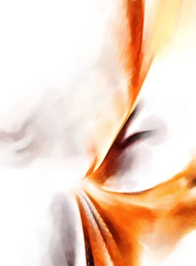 Modern sanat. Renkli çağdaş sanat eserleri. Renkli boya darbeleri. Soyut arkaplanda fırça darbeleri. fırça boyası.