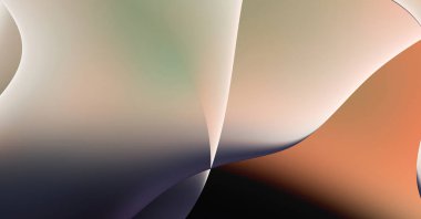 Soyut arkaplan. Değişken renk değişim dalgaları, dinamik hareketlerle. Işık dalgalarının neon renkli soyut tasarımı. Duvar kağıdı, afiş, arkaplan, kart, kitap illüstrasyonu, web sitesi.