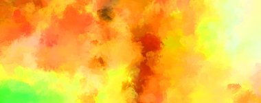 Renkli fırça darbelerinin 2D çizimi. Dekoratif desenli resim. canlı boya desenli arkaplan.