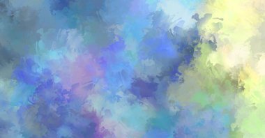 Renkli fırça darbelerinin soyut arkaplanı. fırçalanmış canlı duvar kağıdı. resmedilmiş sanat eseri. Eşsiz ve yaratıcı illüstrasyon.