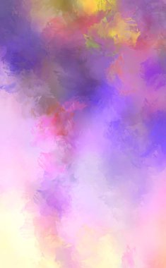 Sanatsal canlılık ve renkli duvar kağıdı. Taranmış Soyut Arkaplan. Fırça darbeli resim. 