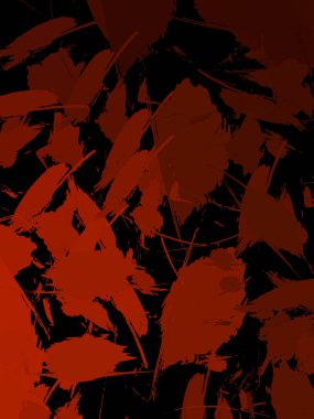 Duvar sanatı Eşsiz ve yaratıcı illüstrasyon. Fırça darbesi ile boyanmış. Renkli fırça darbelerinin soyut arkaplanı. Fırçalanmış canlı duvar kâğıdı. Boyalı sanatsal yaratım.