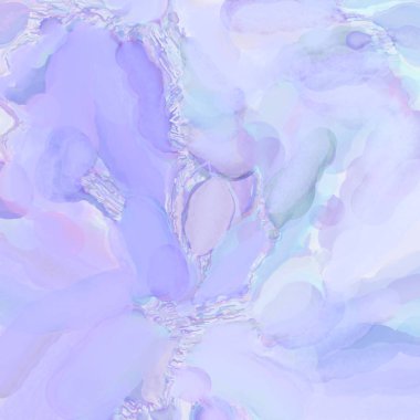 Çağdaş sanat. El işçiliğinin renkli dokusu. Modern resim. Yüzeyde suluboya vuruşlar. Sanatsal arkaplan resmi. Tablo üzerinde soyut resim. Fırça darbeleri. 