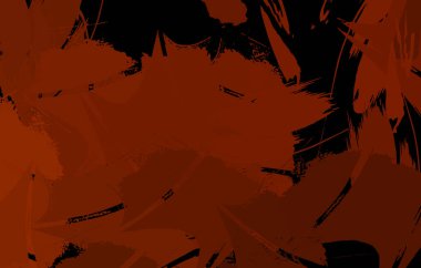 Sanatsal soyut arkaplan. Doku boyalı duvar kağıdı. Boya darbeleriyle yaratıcı bir illüstrasyon. Fırça desenli resim.