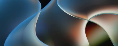 Soyut arkaplan. Değişken renk değişim dalgaları, dinamik hareketlerle. Işık dalgalarının neon renkli soyut tasarımı. Duvar kağıdı, afiş, arkaplan, kart, kitap illüstrasyonu, web sitesi.