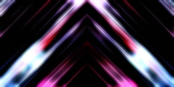 Abstract Shining Geometric Lights Background Fractal Symmetric Graphic Illustration Intersecting — Stock Photo, Image