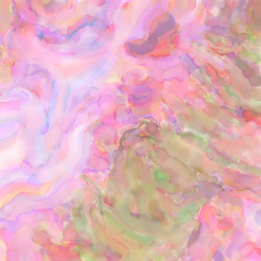 El yapımı sürreal soyut desenli suluboya. Modern sanatsal resim. 2D çizim. Arkaplan boyası karışımı. Yaratıcı duvar sanatı. Çağdaş sanat.