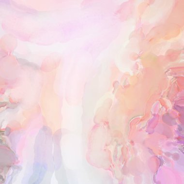 Çağdaş sanat. El işçiliğinin renkli dokusu. Modern resim. Yüzeyde suluboya vuruşlar. Sanatsal arkaplan resmi. Tablo üzerinde soyut resim. Fırça darbeleri. 