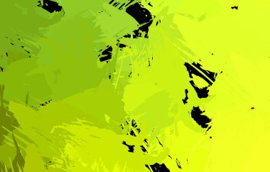 Vahşi fırça darbeleriyle yaratıcı soyut resim. Artistik fırça darbeleriyle donatılmış. Renkli ve canlı bir tasvir. Boyalı sanat.