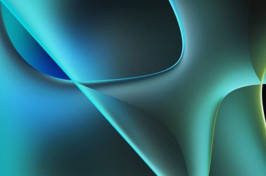 Soyut arkaplan. Değişken renk değişim dalgaları, dinamik hareketlerle. Işık dalgalarının neon renkli soyut tasarımı. Duvar kağıdı, afiş, arkaplan, kart, kitap illüstrasyonu, web sitesi.