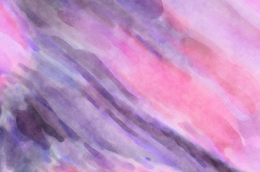 Yumuşak suluboya duvar kağıdı. Hafifçe fırçalanmış renkleri olan sanatsal bir resim. Pastel renkler arkaplana dokunmuş. Soyut duvar sanatı..