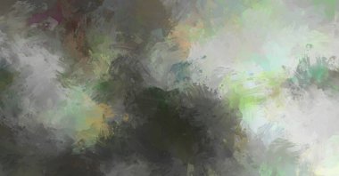 Sanatsal soyut arkaplan. Doku boyalı duvar kağıdı. Boya darbeleriyle yaratıcı bir illüstrasyon. Fırça desenli resim.