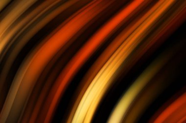 Siyah arka planda renkli düz çizgiler. Sıvı ve sıvı renkli dalgalar karanlıkta akıyor. Duvar kağıdı, afiş, arkaplan, kart, kitap, kapak, poster, afiş, broşür