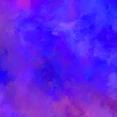 Canlı fırça darbeleriyle boyanmış. Renkli desenli resim. Fırçalanmış duvar kağıdını boya.