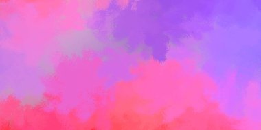 Yaratıcı bir geçmiş. Canlı fırça darbeleriyle boyanmış. Renkli desenli resim. Fırçalanmış duvar kağıdını boya.