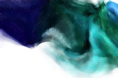 Modern sanat. Renkli çağdaş sanat eserleri. Renkli boya darbeleri. Soyut arkaplanda fırça darbeleri. fırça boyası.