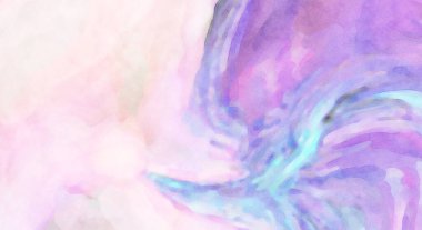 2D çizim. Sanatsal arkaplan resmi. Tablo üzerinde soyut resim. Çağdaş sanat. El yapımı resim. Renkli doku. Modern sanat eserleri. Yüzeyde suluboya fırça darbeleriyle boyama.