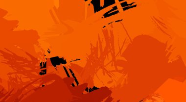 Sanatsal soyut arkaplan. Doku boyalı duvar kağıdı. Boya darbeleriyle yaratıcı bir illüstrasyon. Fırça desenli resim.