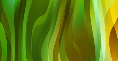 Soyut arkaplan. Renkli dalgalı tasarım duvar kağıdı. yaratıcı grafik 2D çizim. Dinamik şekilli modaya uygun sıvı örtüsü.