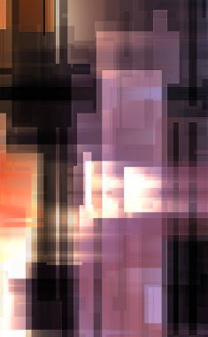 Fütürist soyut geometrik duvar kağıdı. Geometrik renkli şekiller. Dikdörtgen şekilli arka plan. Bir teknolojinin dijital illüstrasyonuName.