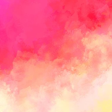 Canlı fırça darbeleriyle boyanmış. Renkli desenli resim. Fırçalanmış duvar kağıdını boya.