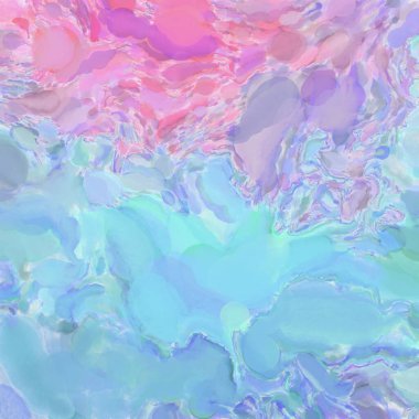 Soyut doku. Yüzeyde etkileyici el yapımı suluboya. Suluboya fırça darbeleri. Modern sanat. Çok renkli arkaplan. Çağdaş duvar sanatı. Renkli bir fon. 2d illüstrasyon.